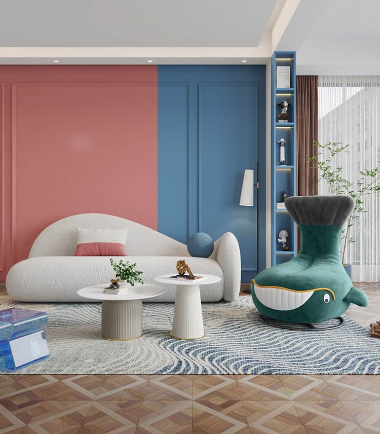 Ghế sofa baby shark đế xoay 360 độ TM132 21