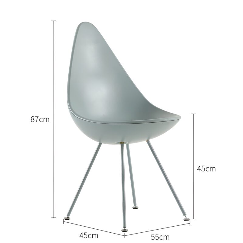 Ghế thư giãn tựa lưng hình giọt nước kiểu Ý T8612 5
