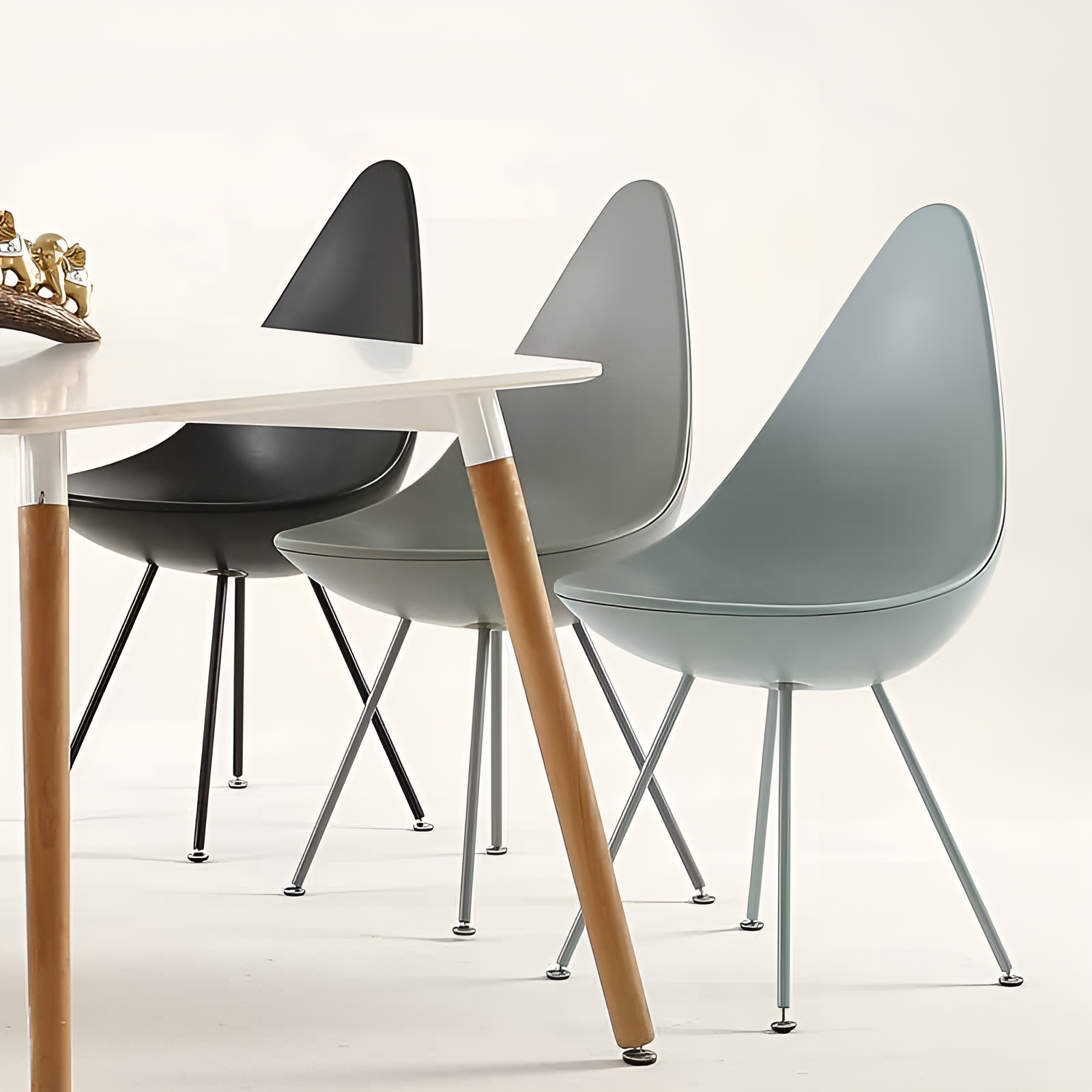 Ghế thư giãn tựa lưng hình giọt nước kiểu Ý T8612 8
