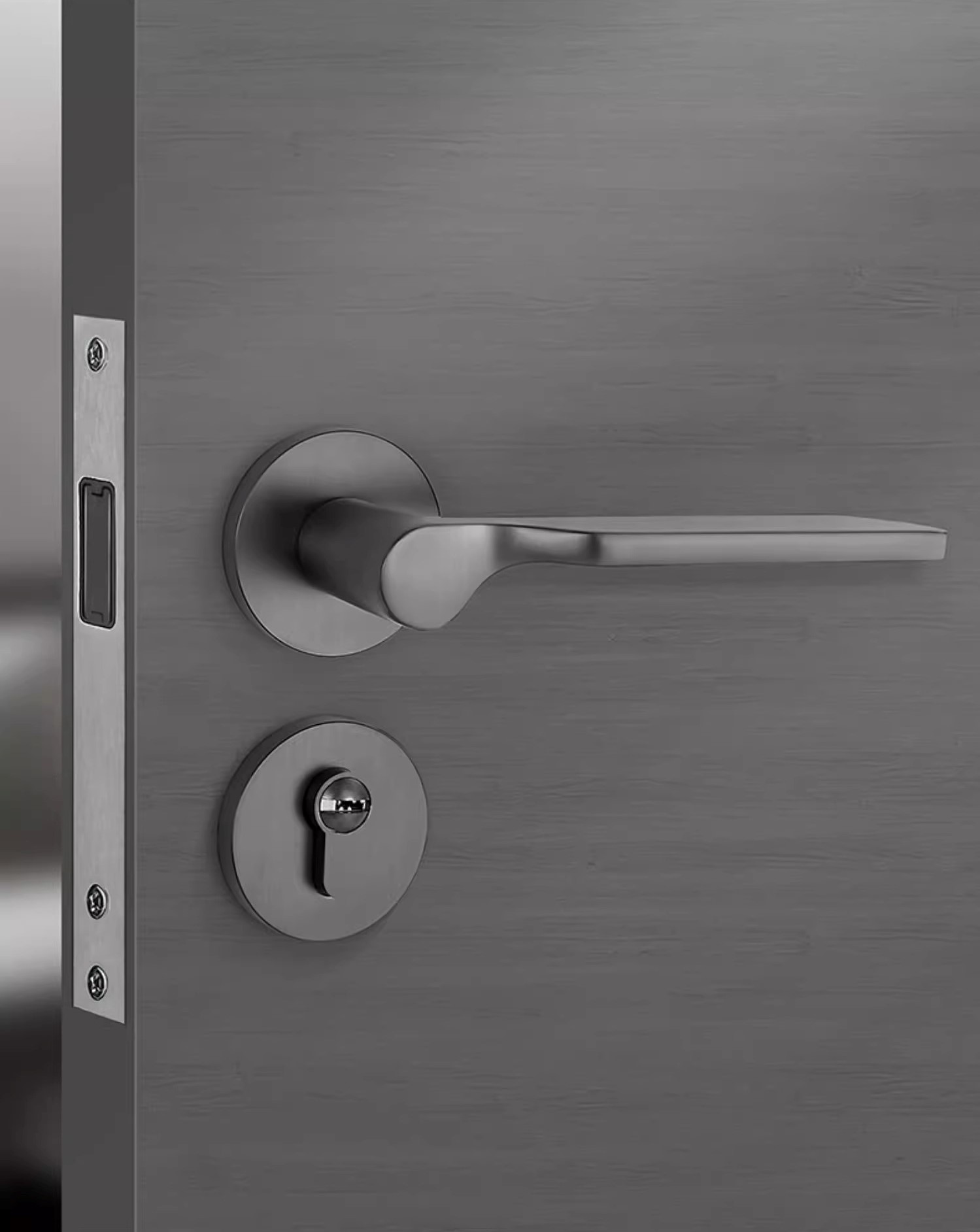 Khóa cửa phân thể hợp kim kẽm tối giản YJ7701 6