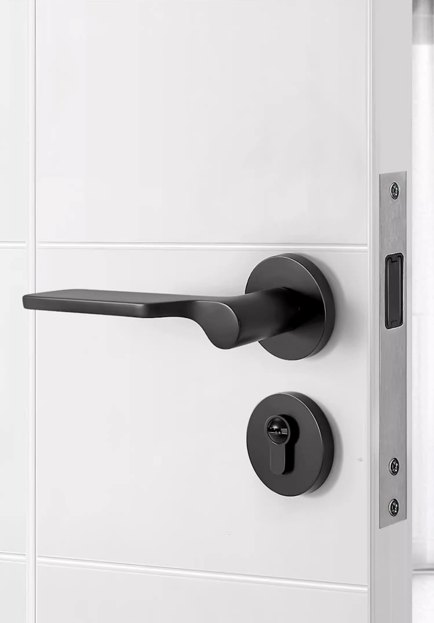 Khóa cửa phân thể hợp kim kẽm tối giản YJ7701 8