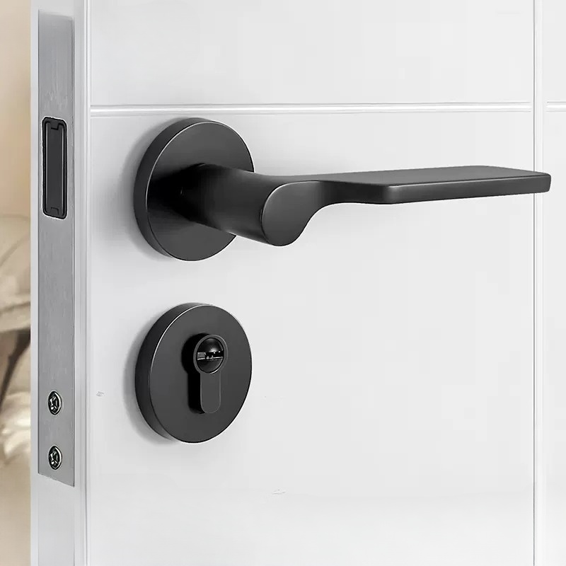 Khóa cửa phân thể hợp kim kẽm tối giản YJ7701 9