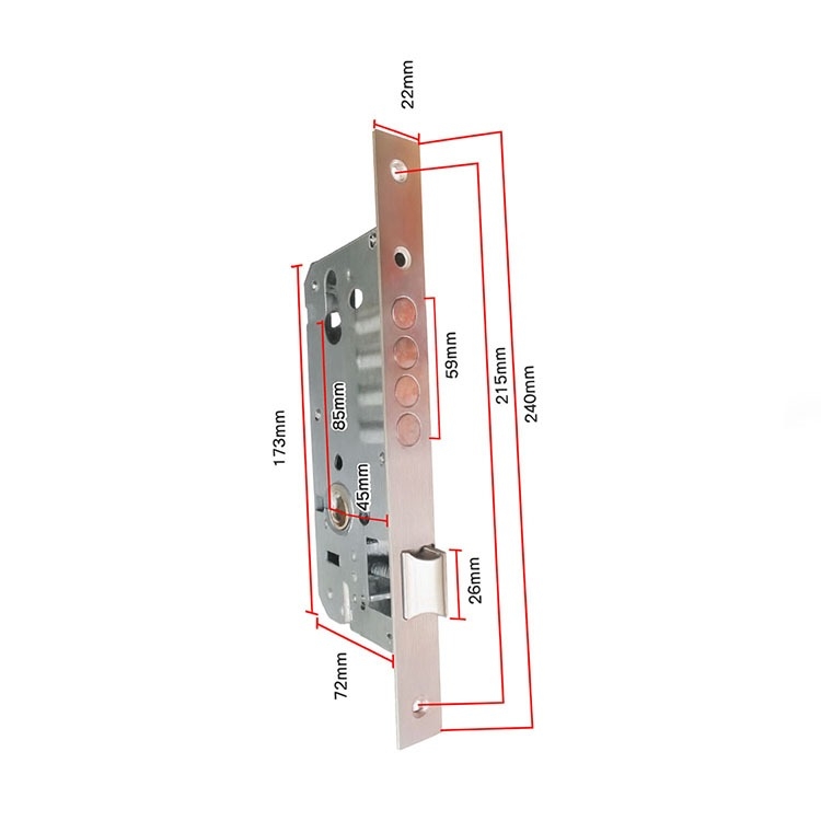 Khoá cửa phòng tay gạt màu đồng xám Taura A01-218GR 10