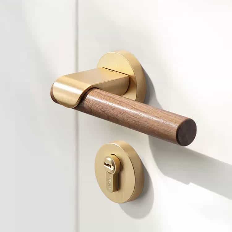 Khóa phân thể đồng thau tay gạt tối giản YU7266 4