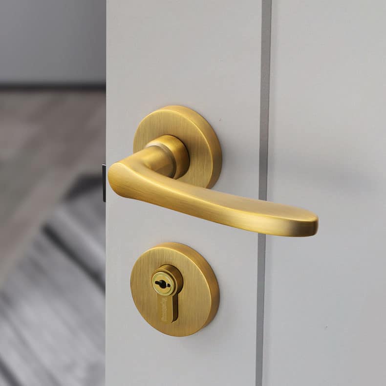Khóa phân thể hợp kim kẽm mạ đồng tối giản DG7031 7