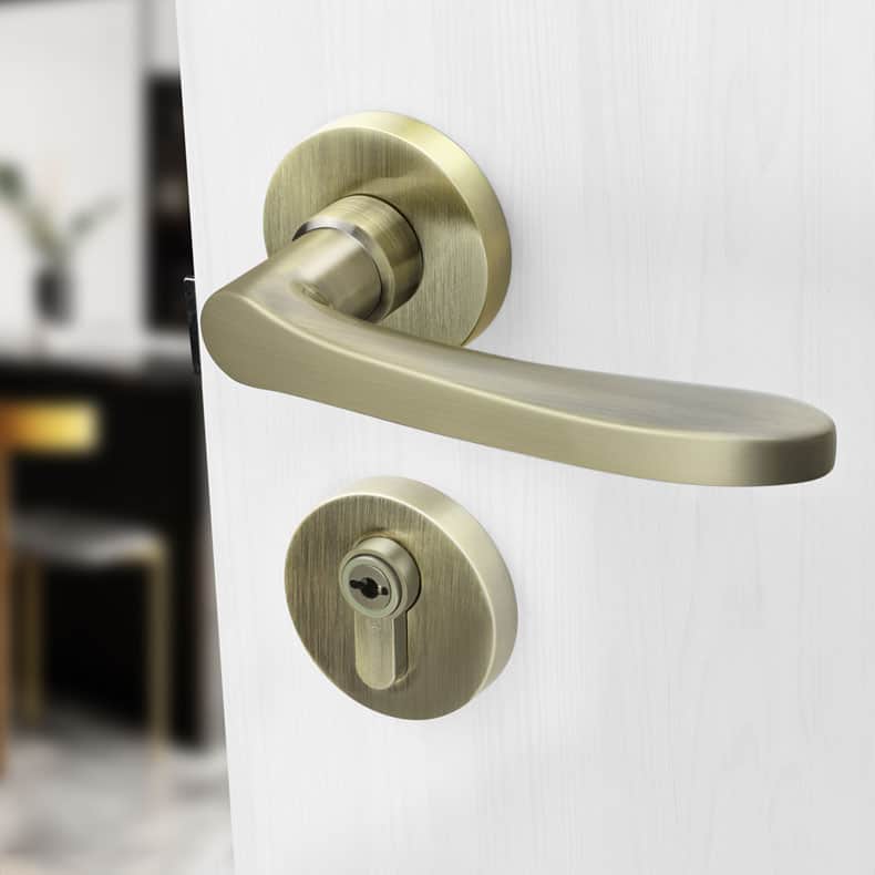 Khóa phân thể hợp kim kẽm mạ đồng tối giản DG7031 8