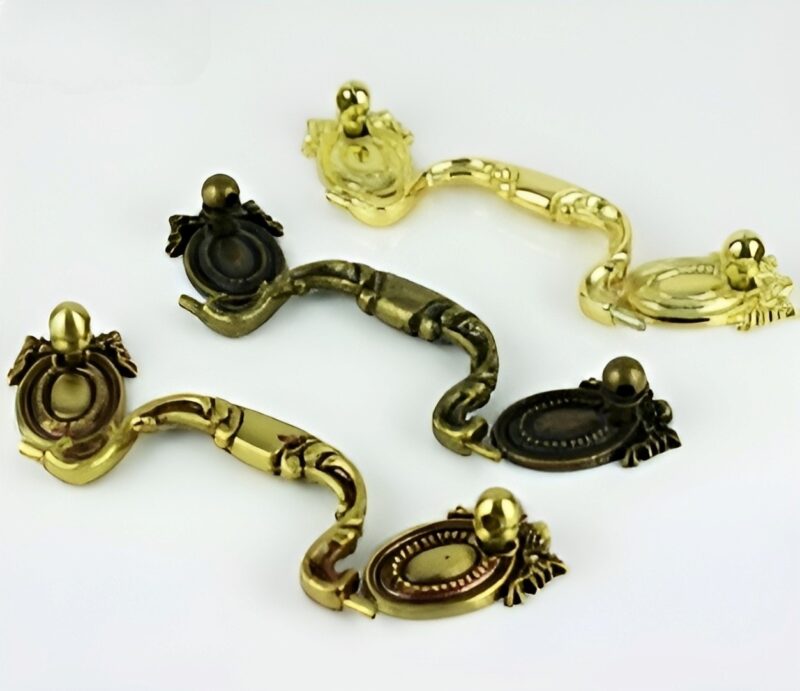 Tay nắm ngăn kéo đồng phong cách Châu Âu HK201 3