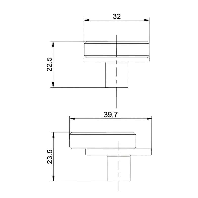 Tay nắm ngăn kéo đá cẩm thạch sang trọng BT1228 6