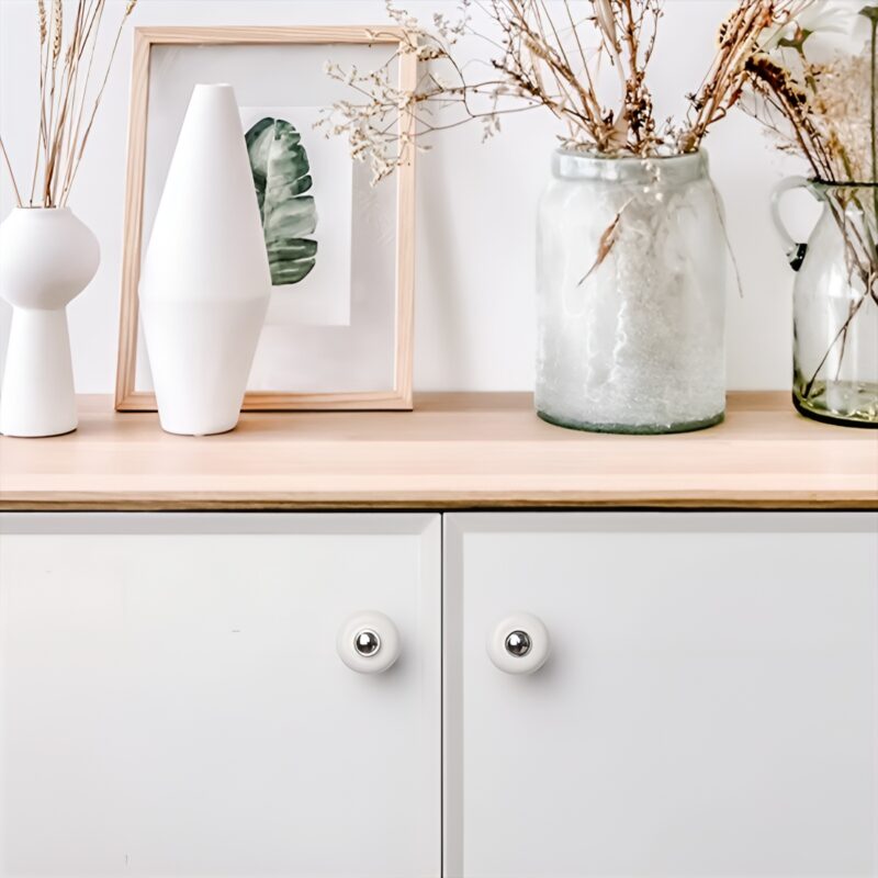 Tay nắm tủ hình tròn bằng đồng nguyên khối BT3477 3