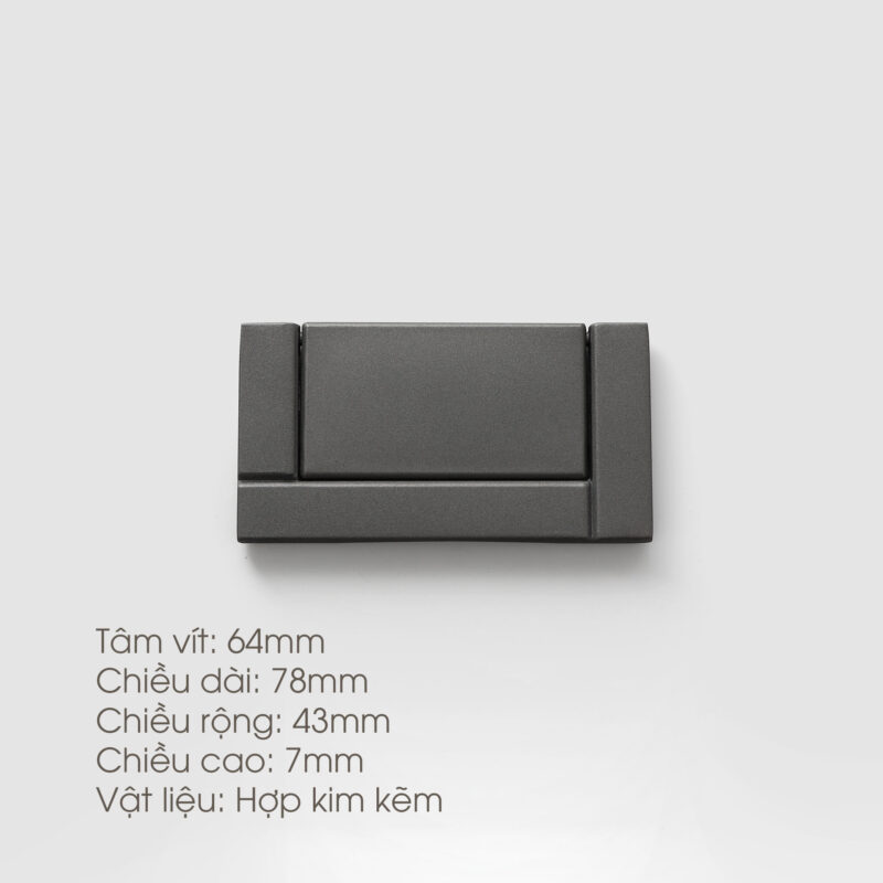 Tay nắm tủ hợp kim chữ nhật hiện đại CHE8023 5