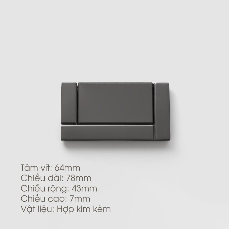 Tay nắm tủ hợp kim chữ nhật hiện đại CHE8023 8
