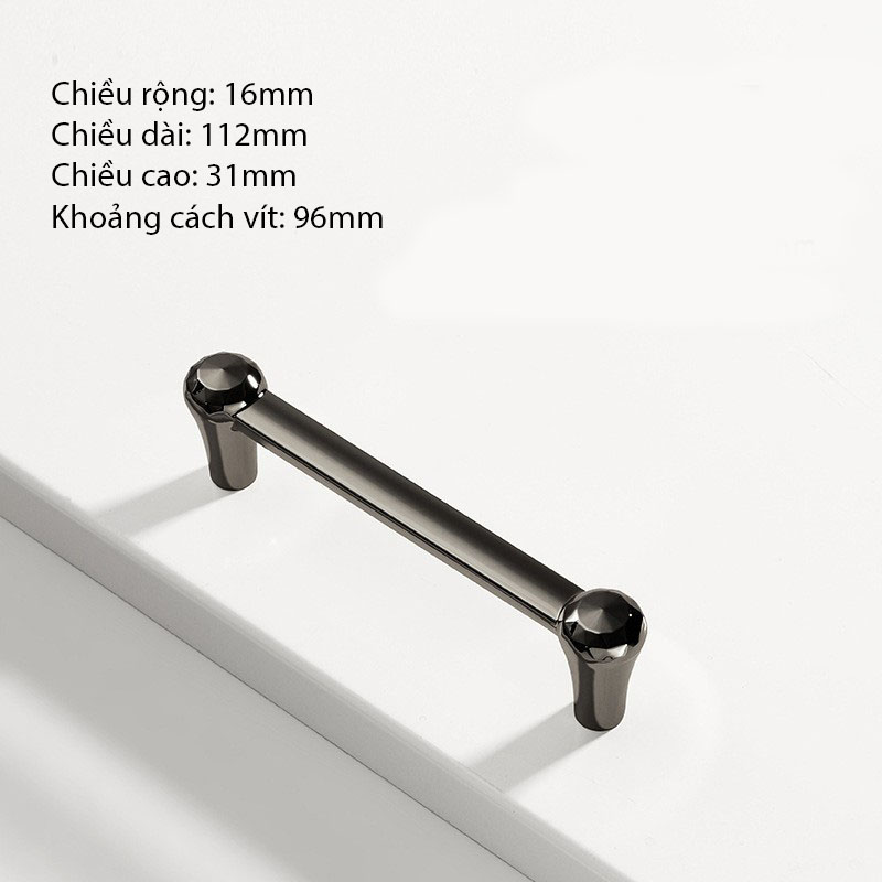 Tay nắm tủ hợp kim kẽm sang trọng WC7006 9