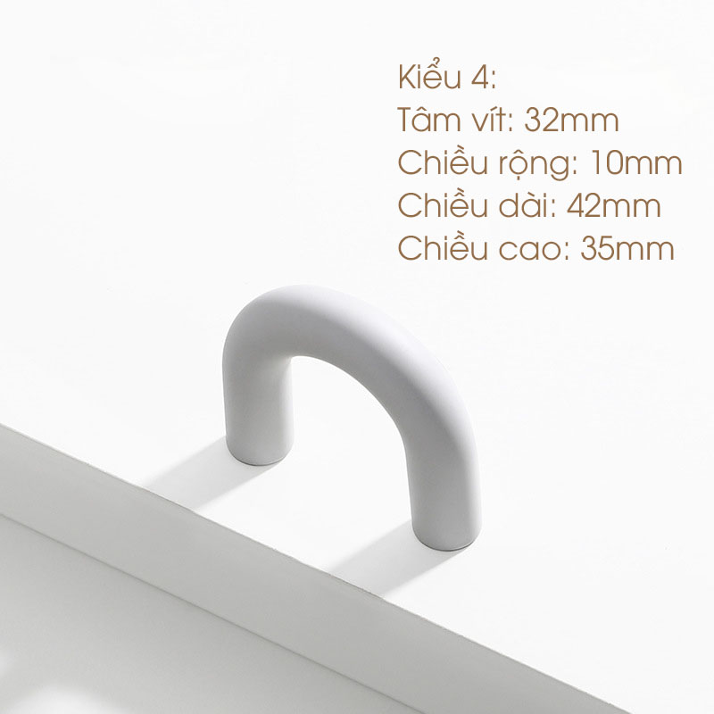 Tay nắm tủ hợp kim nhiều màu đáng yêu SHE716 15