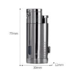 Bật lửa 3 tia châm xì gà chống gió sang trọng CGL823 (1)