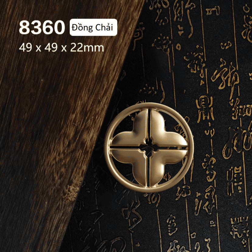 Bộ tay nắm cánh tủ ngăn kéo tủ cổ điển PW8371S 9