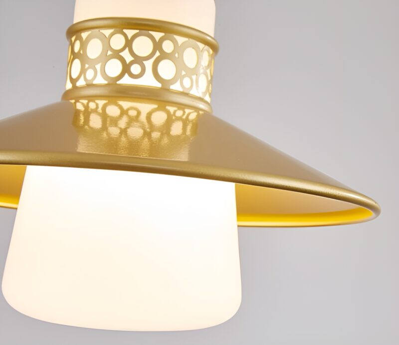 Đèn thả trần chao hợp kim trang trí mái hiên LH4818 5
