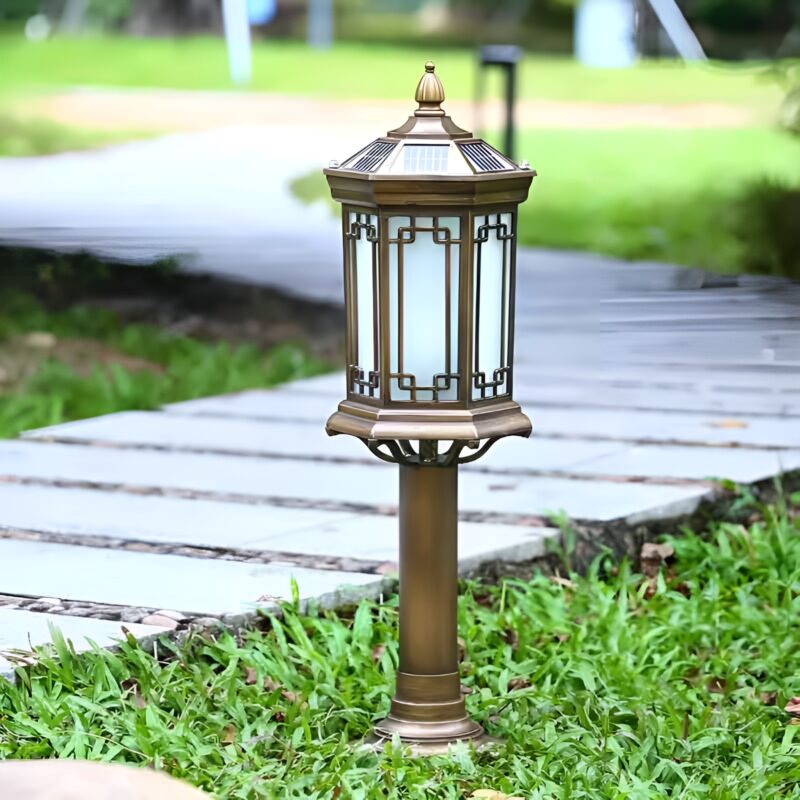 Đèn cột kiểu cổ trang trí quan cảnh sân vườn CP3014 5