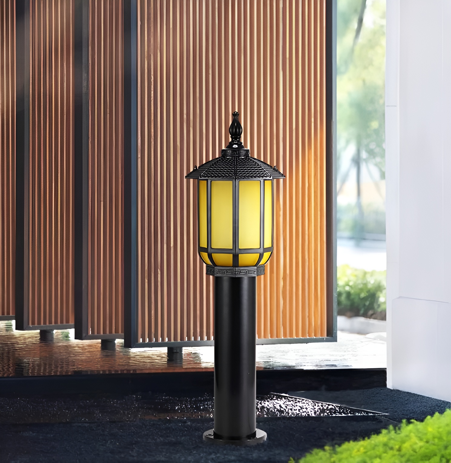 Đèn cột nghệ thuật chống nước cảnh quan biệt thự TY6048 8