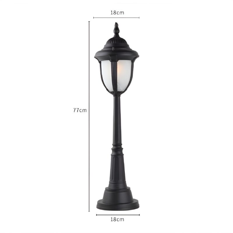 Đèn cột trang trí biệt thự sân vườn kiểu Ý HS7669 4