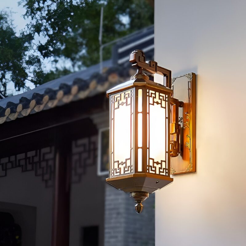 Đèn gắn tường kiểu cổ trang trí ngoại thất YD392 1