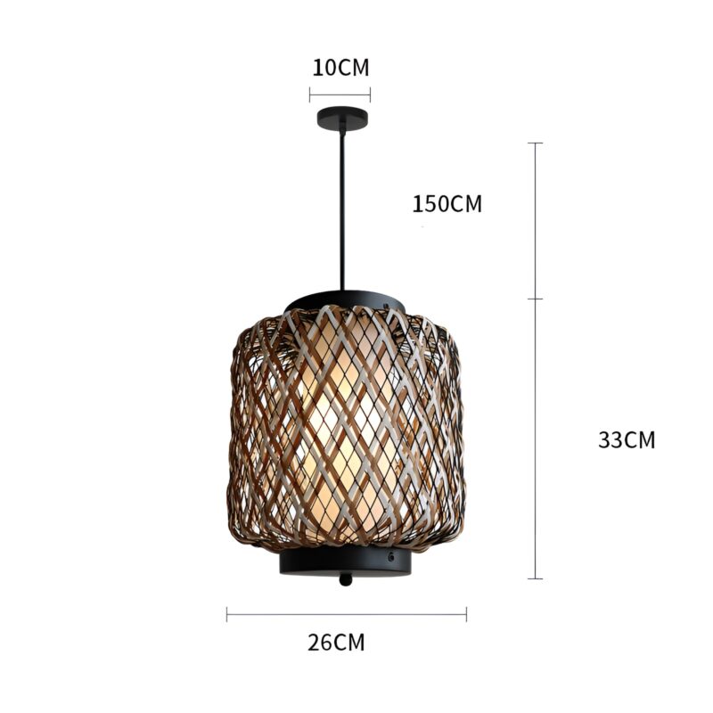 Đèn lồng mây đan nghệ thuật trang trí quan cảnh ME6717 4