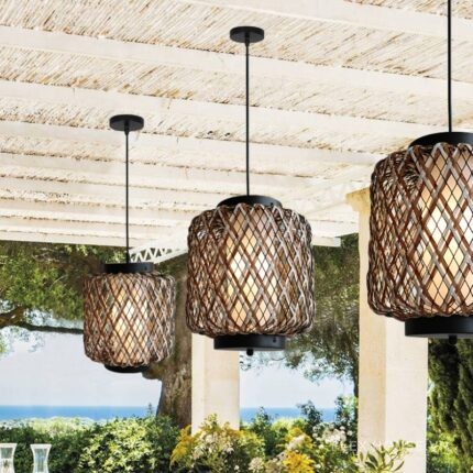 Đèn lồng mây đan nghệ thuật trang trí quan cảnh ME6717-6