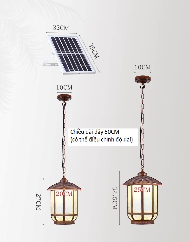 Đèn lồng thả chống nước năng lượng mặt trời TT6026 11