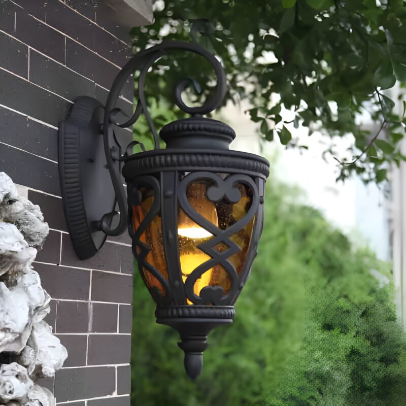 Đèn gắn tường hành lang hoa văn nghệ thuật HS6794 1