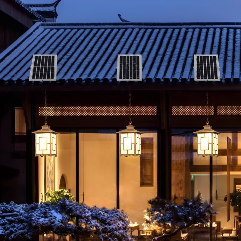 Đèn thả kiếu cổ trang trí hành lang mái hiên DL6603 3