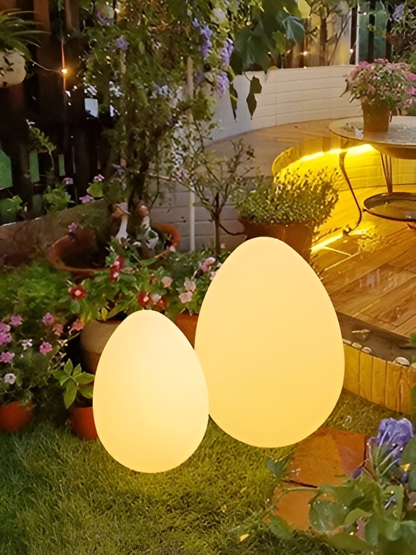 Đèn led trang trí cảnh quan hình quả trứng XC019 9
