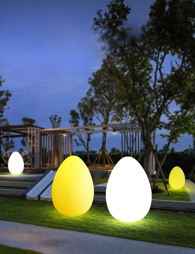 Đèn led trang trí cảnh quan hình quả trứng XC019 12