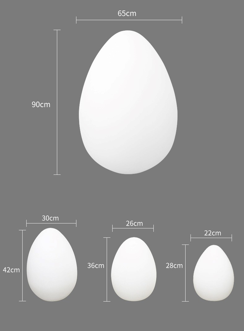 Đèn led trang trí cảnh quan hình quả trứng XC019 18