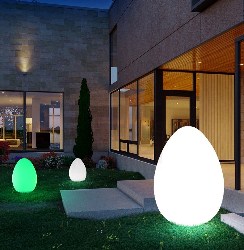 Đèn led trang trí cảnh quan hình quả trứng XC019 7