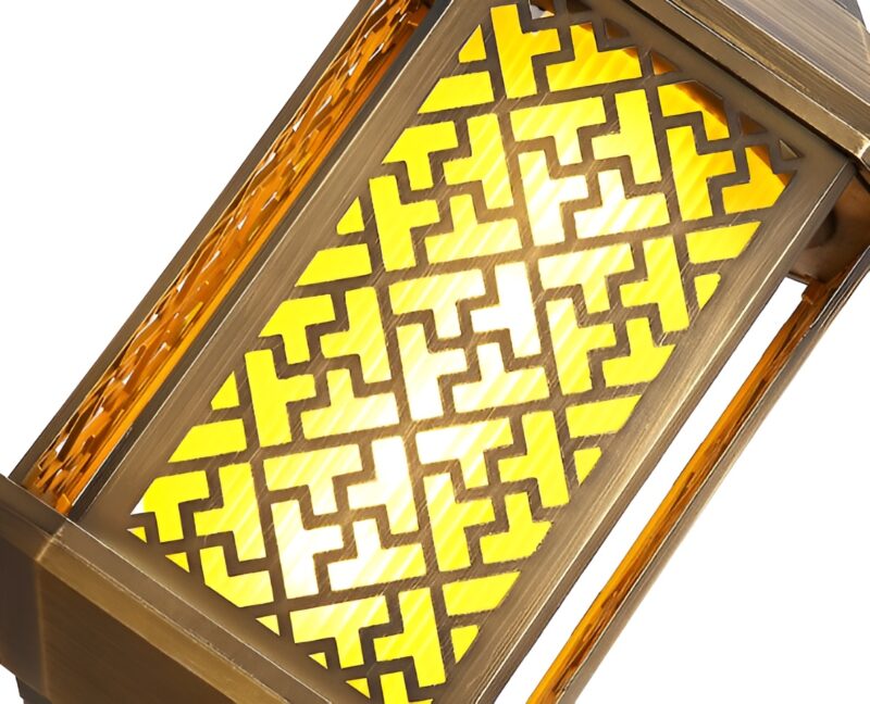 Đèn thả mái hiên hình trụ nghệ thuật cổ điển TY6025 4