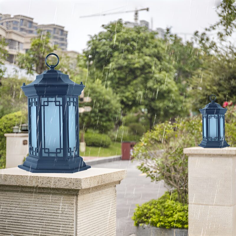 Đèn trụ sân vườn chống nước năng lượng mặt trời TL6934 4