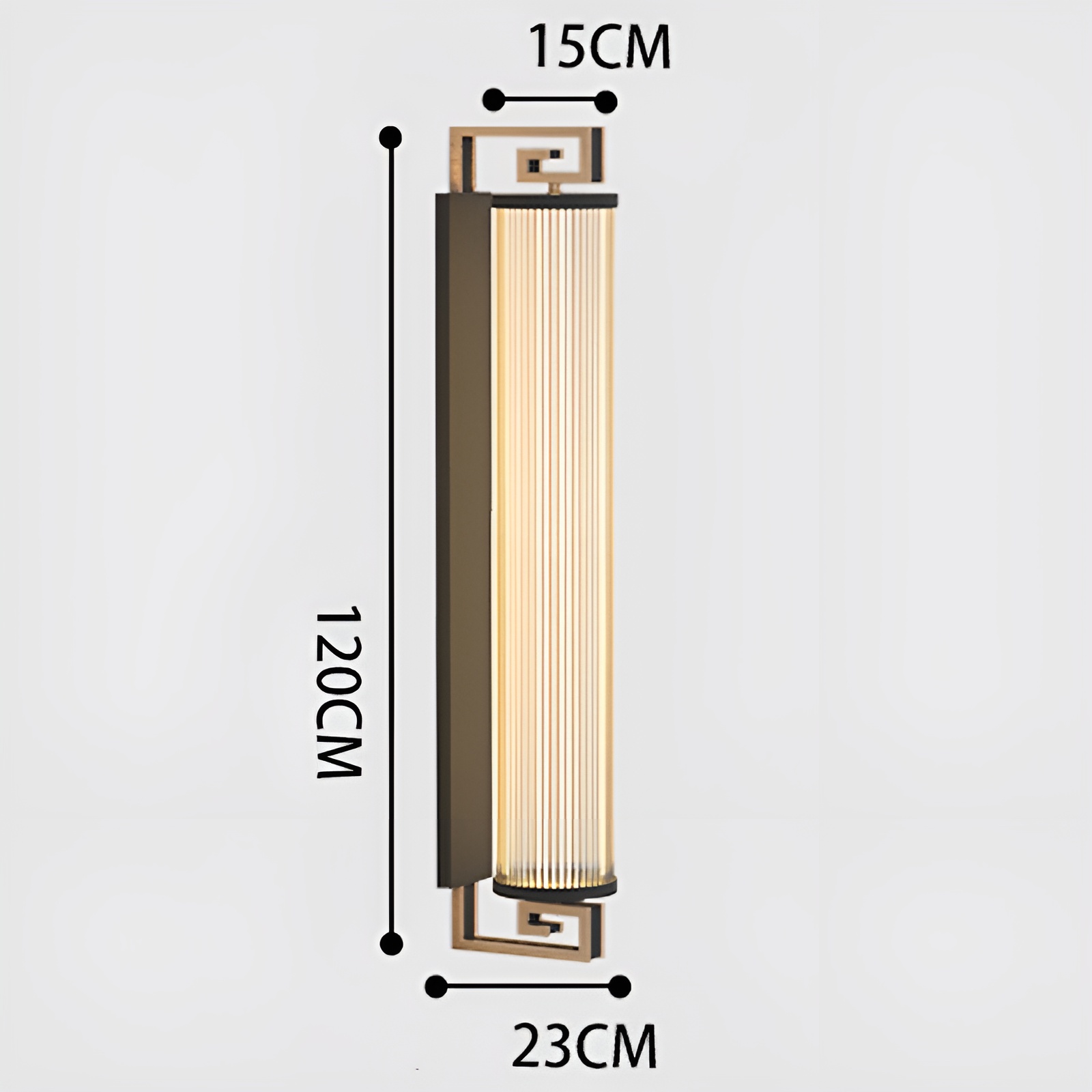 Đèn tường Inox cổ điển trang trí sân vườn B1176A 13