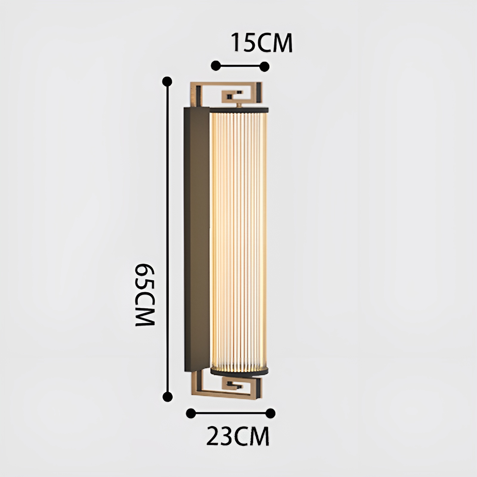 Đèn tường Inox cổ điển trang trí sân vườn B1176A 12