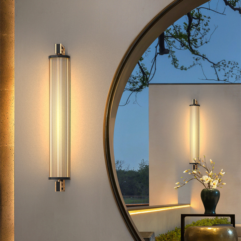 Đèn tường Inox cổ điển trang trí sân vườn B1176A 7