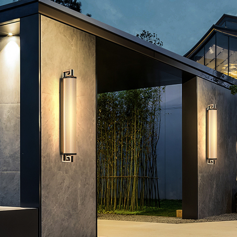 Đèn tường Inox cổ điển trang trí sân vườn B1176A 6