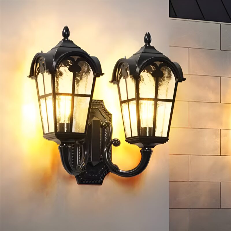 Đèn tường đôi nghệ thuật năng lượng mặt trời XL7088 1