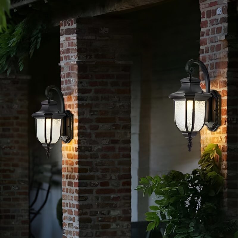 Đèn tường kiểu cổ Châu Âu trang trí sân vườn TD1701 2