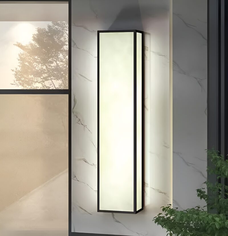Đèn ốp tường ngoài trời khối hộp hiện đại BD002 4