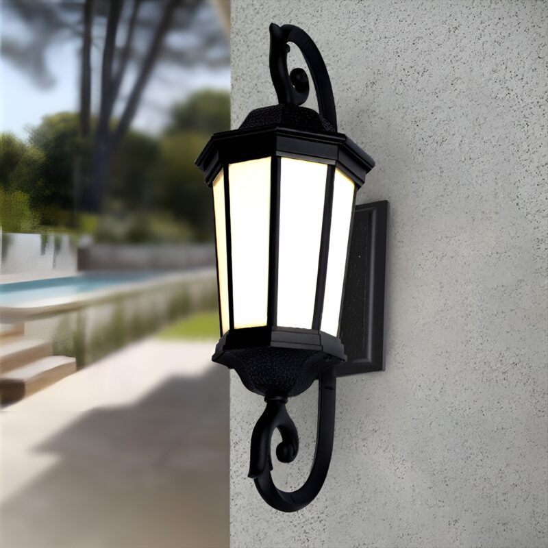 Đèn tường trang trí vườn nghệ thuật Châu Âu GS6769 1