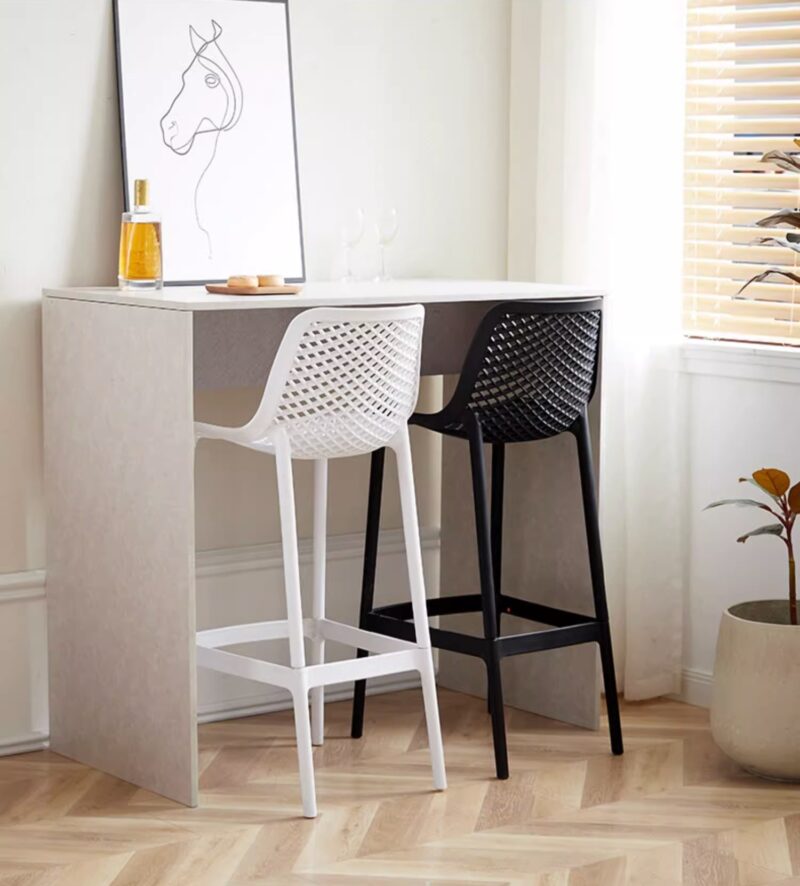 Ghế bar cafe ngoài trời thiết kế tổ ong hiện đại SP980 1