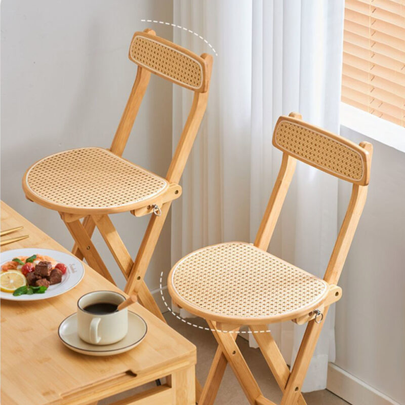 Ghế cà phê khung tre xếp gọn tiện lợi DO4543 3