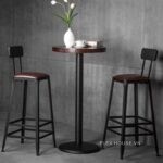 Ghế quầy bar chân cao phong cách Rustic YL2301