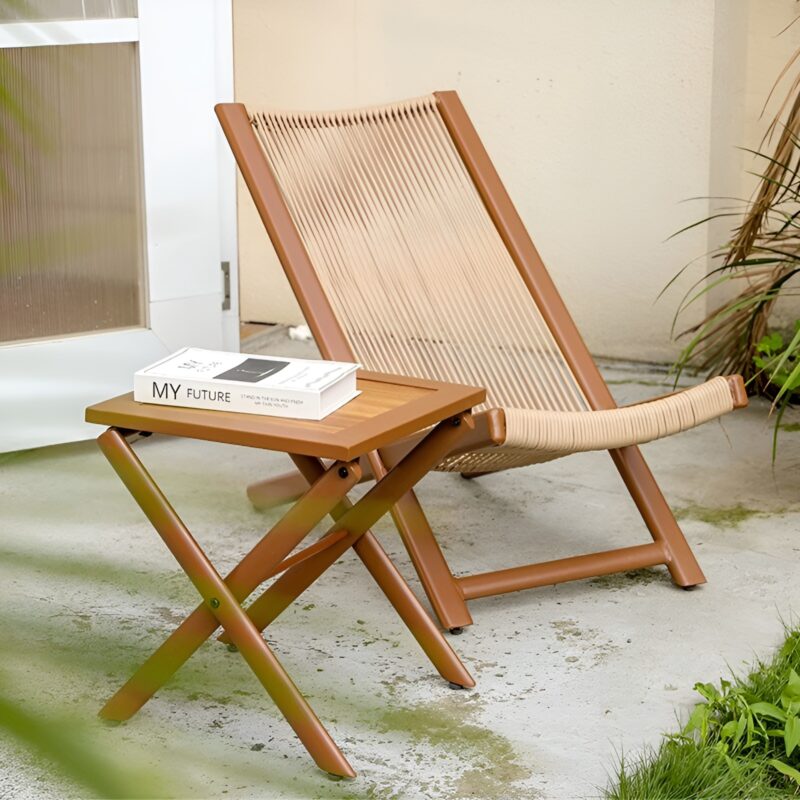 Ghế tựa ban công thư giãn kèm gối tựa lưng MQ7196 1