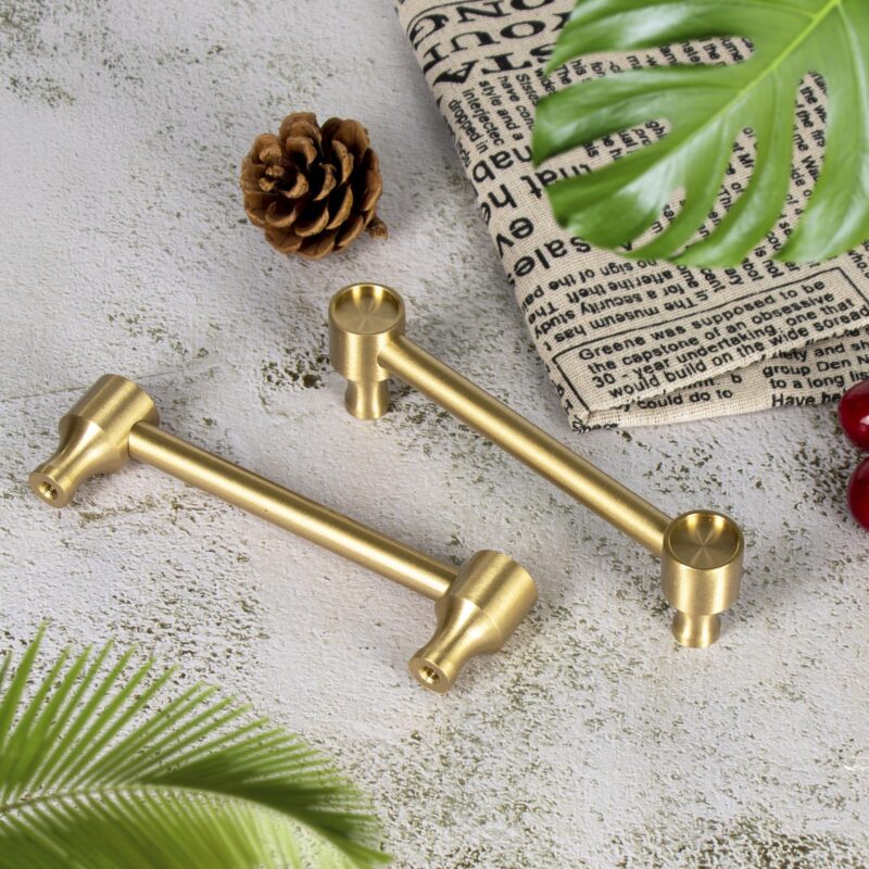 Tay nắm tủ đồng nguyên chất hiện đại tối giản HX0046 3