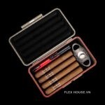 Hộp đựng cigar 4 điếu sang trọng bằng nhôm CGL4099-4