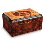 Hộp giữ ẩm cigar 100 điếu gỗ tuyết tùng kiểu Mỹ CGL1589